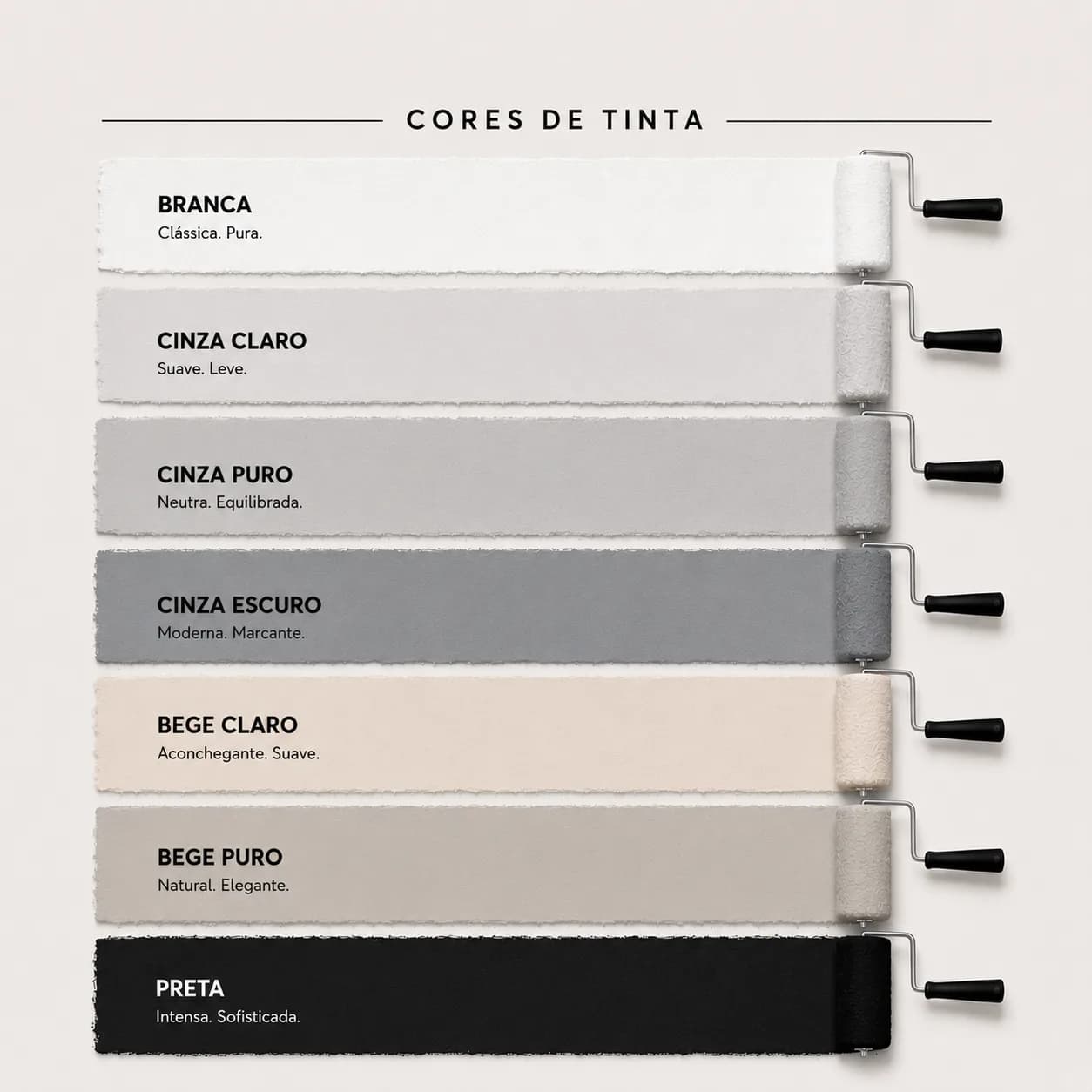 Sete cores da borracha líquida Caleo Pintura Blindada 5 anos para parede
